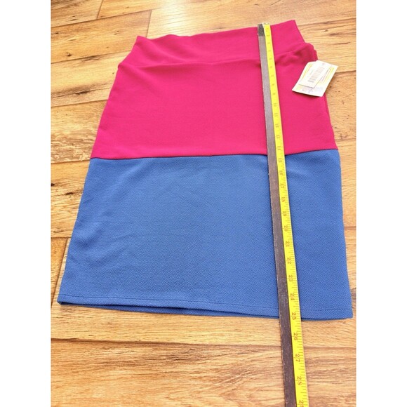 new with tags!  LuLaRoe “Cassie” pencil skirt colorblock Soft, stretchy, - Picture 5 of 8